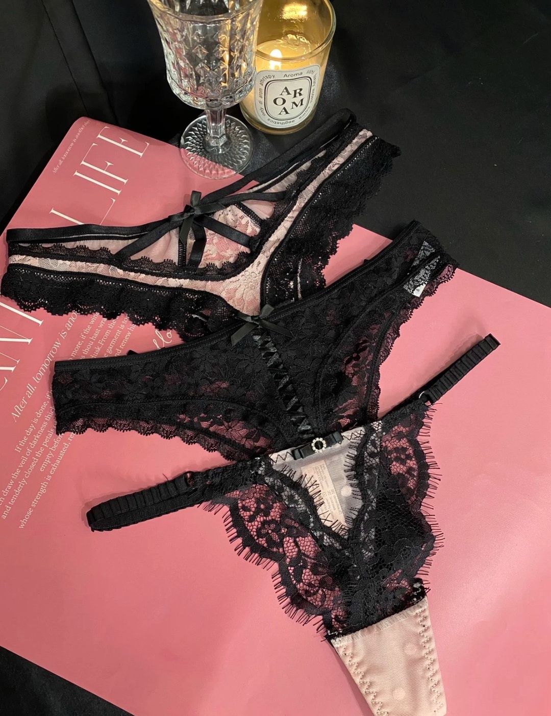 Sheer Mesh Sexy thong for Women