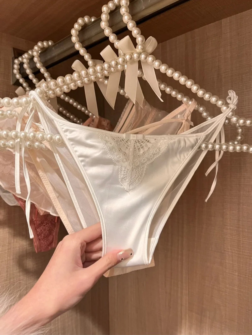 Elegant satin Lace underwear