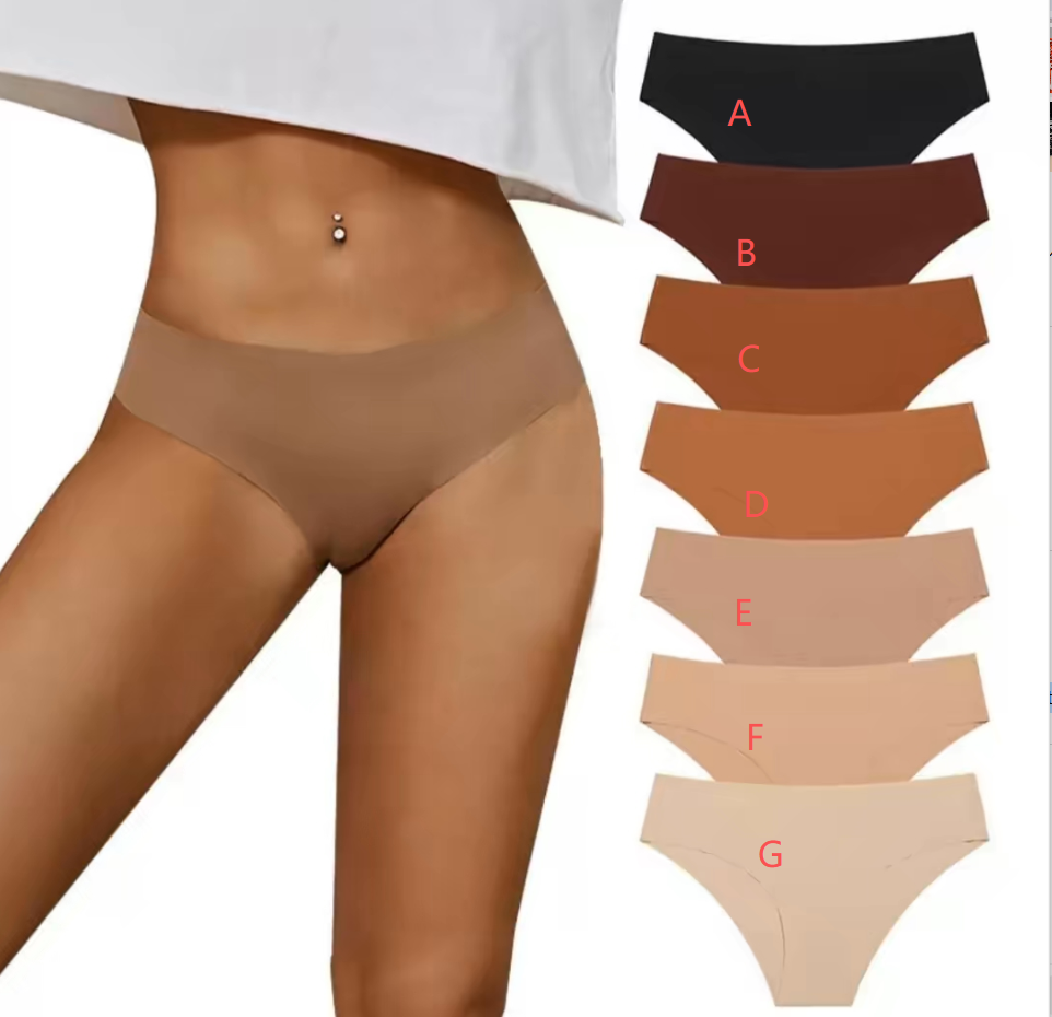 Seamless Nude Thong – Invisible Soft Stretch Underwear for Women