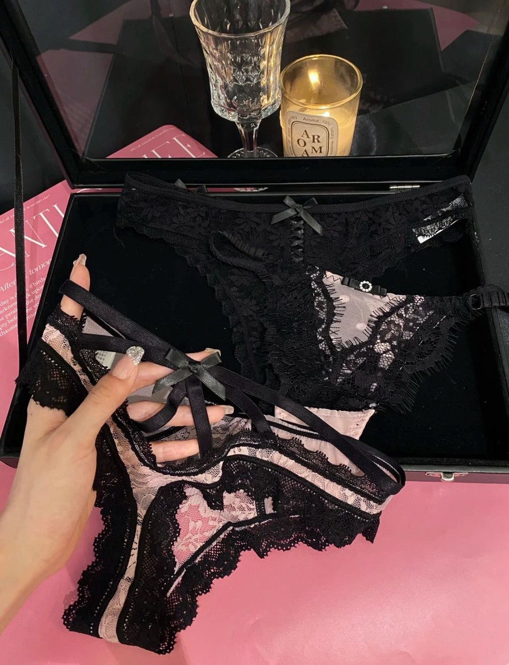 Sheer Mesh Sexy thong for Women